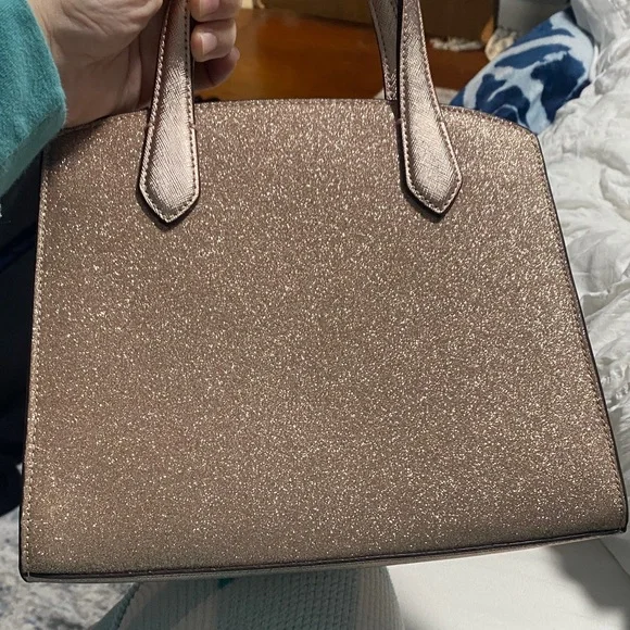 Kate Spade Sparkling Rose Gold Hand Bag - Picture 3 of 8
